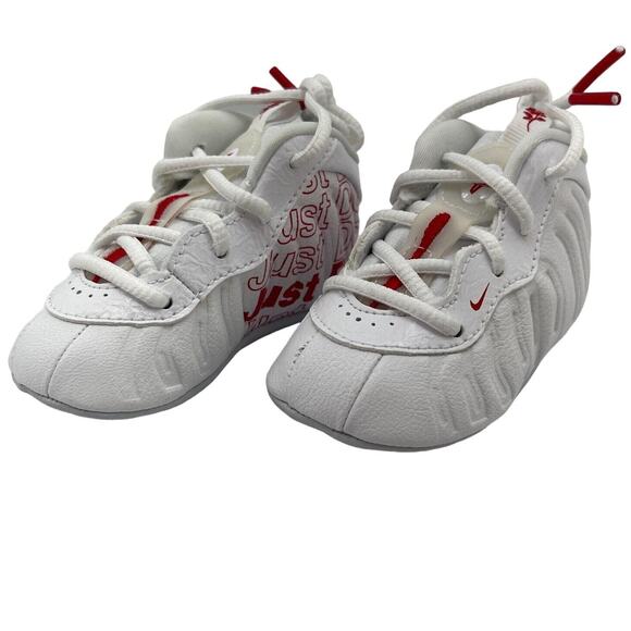 Nike LIL Posite One KSA (CB) White/University Red Infant Size 3C - CW0981-100 - Picture 1 of 10